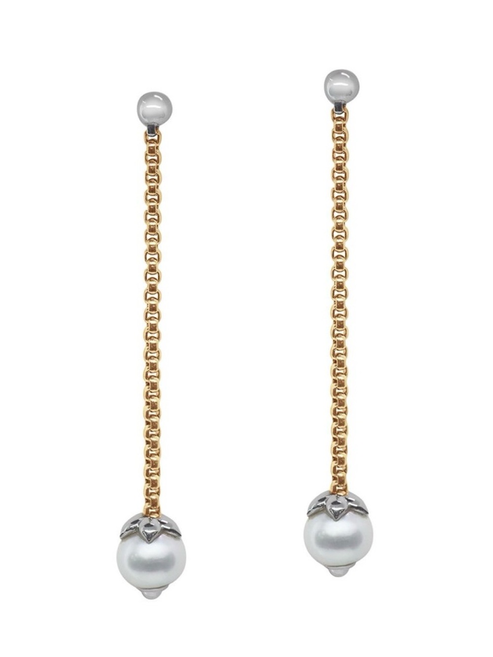 ALOR Classique 18k 8mm Pearl Earrings In Gold